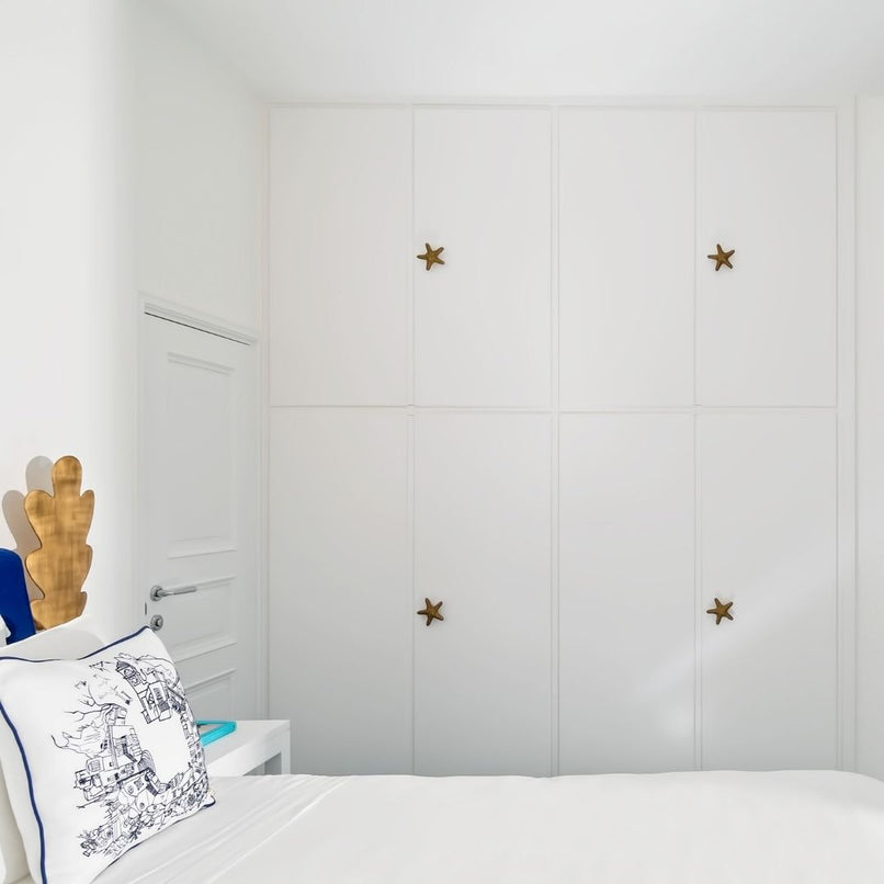 Oceano Filicudi - brass starfish knob