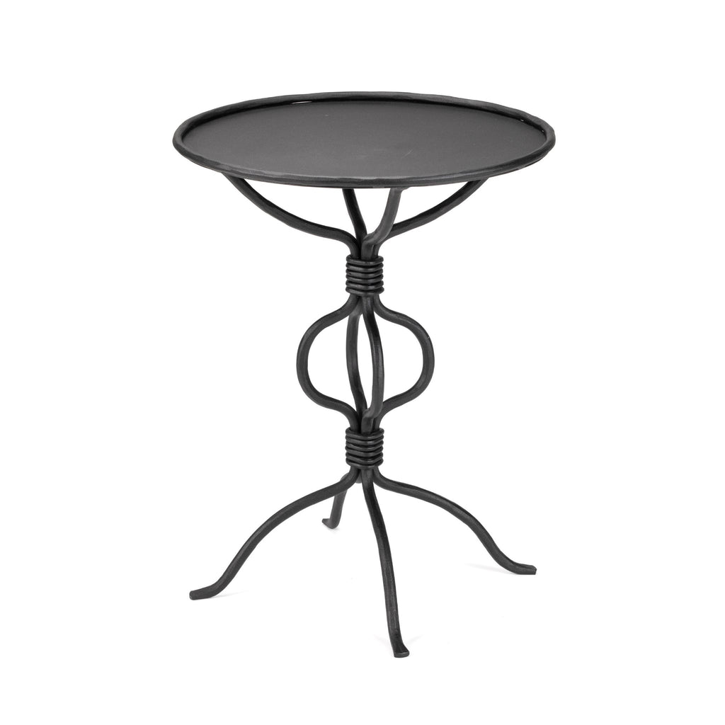 Eden Antibes iron outdoor side table ilbronzetto