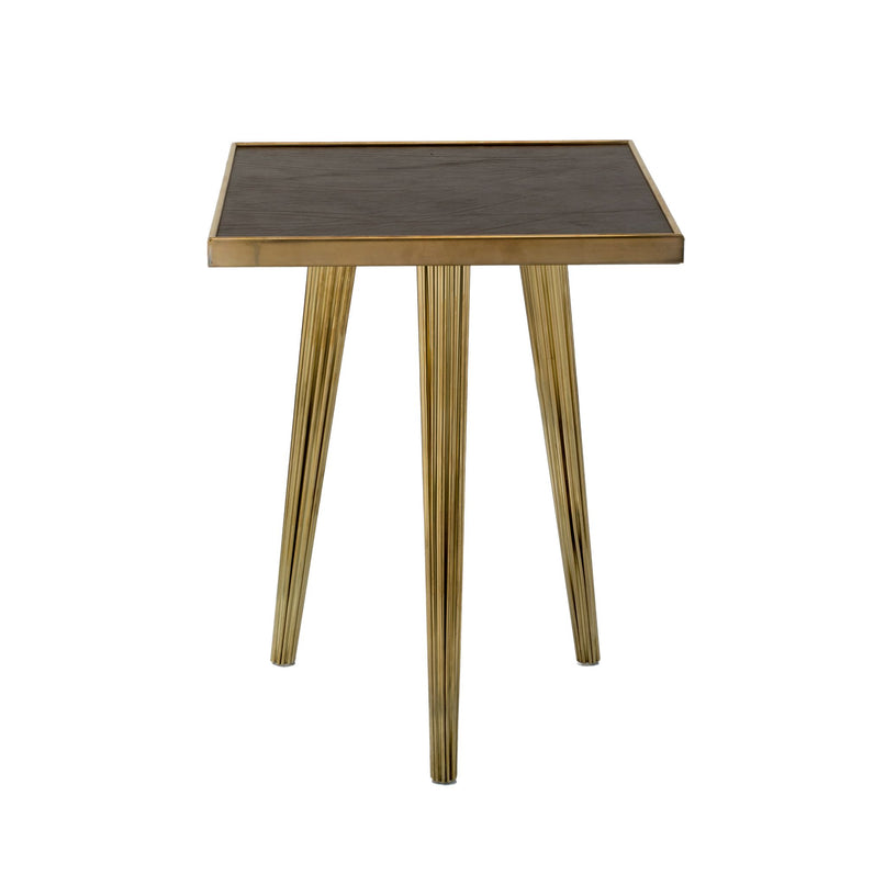 Urban Tosca square side table with celery tapered stalk tube