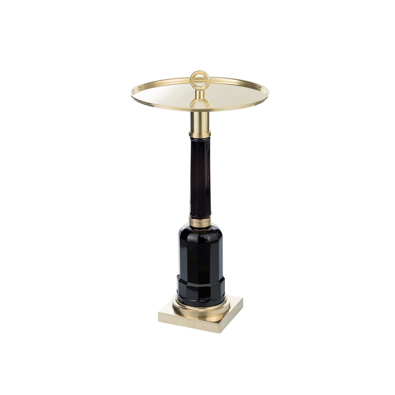 Jacaranda black brass table - ilbronzetto