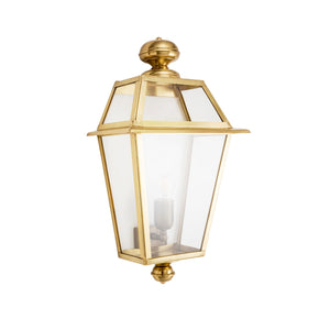 Lanterna da parete Novecento in ottone fiorentino - ilbronzetto