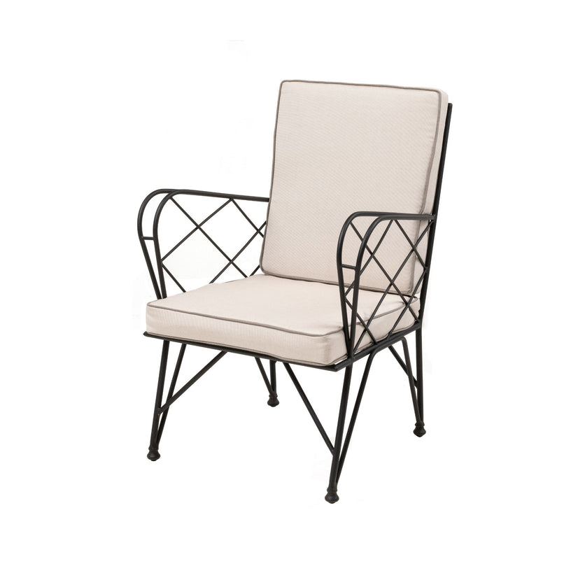 Eden outdoor iron chair
