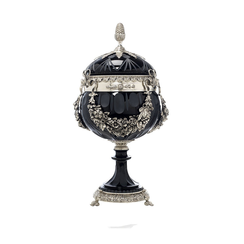 Reggia Savoia black potiche