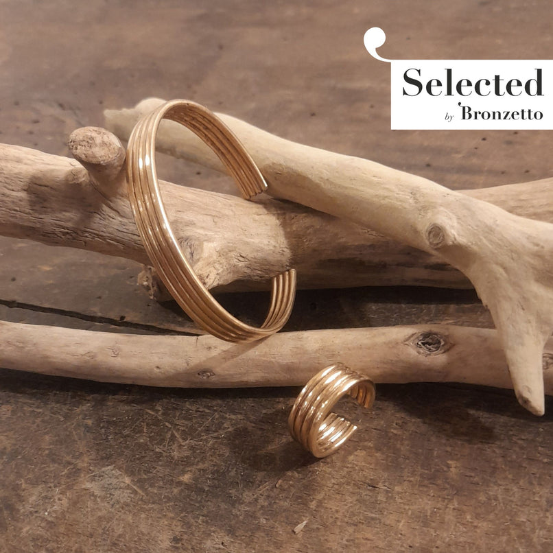 Tubes brass ring by KiaraLN