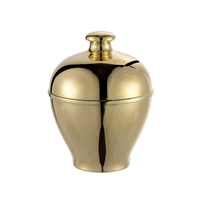 Novecento small brass piggy bank
