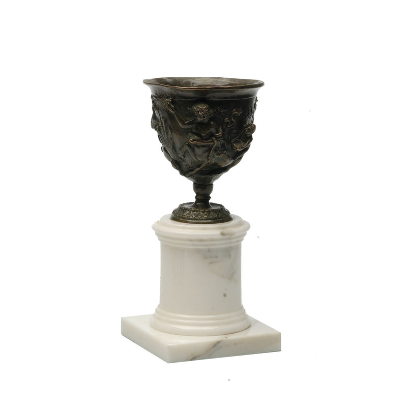 Hercules burnish brass cup - ilbronzetto