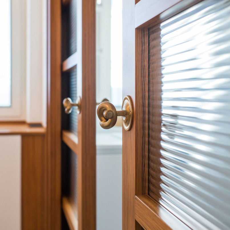 Ocean brass seafaring knot knob - ilbronzetto