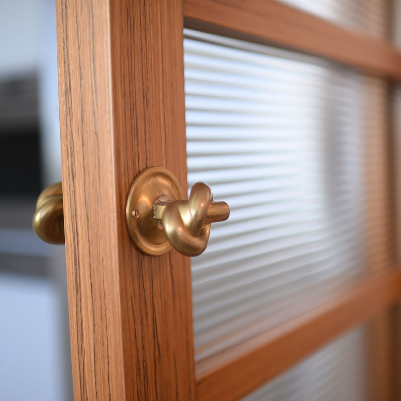 Ocean brass seafaring knot knob - ilbronzetto