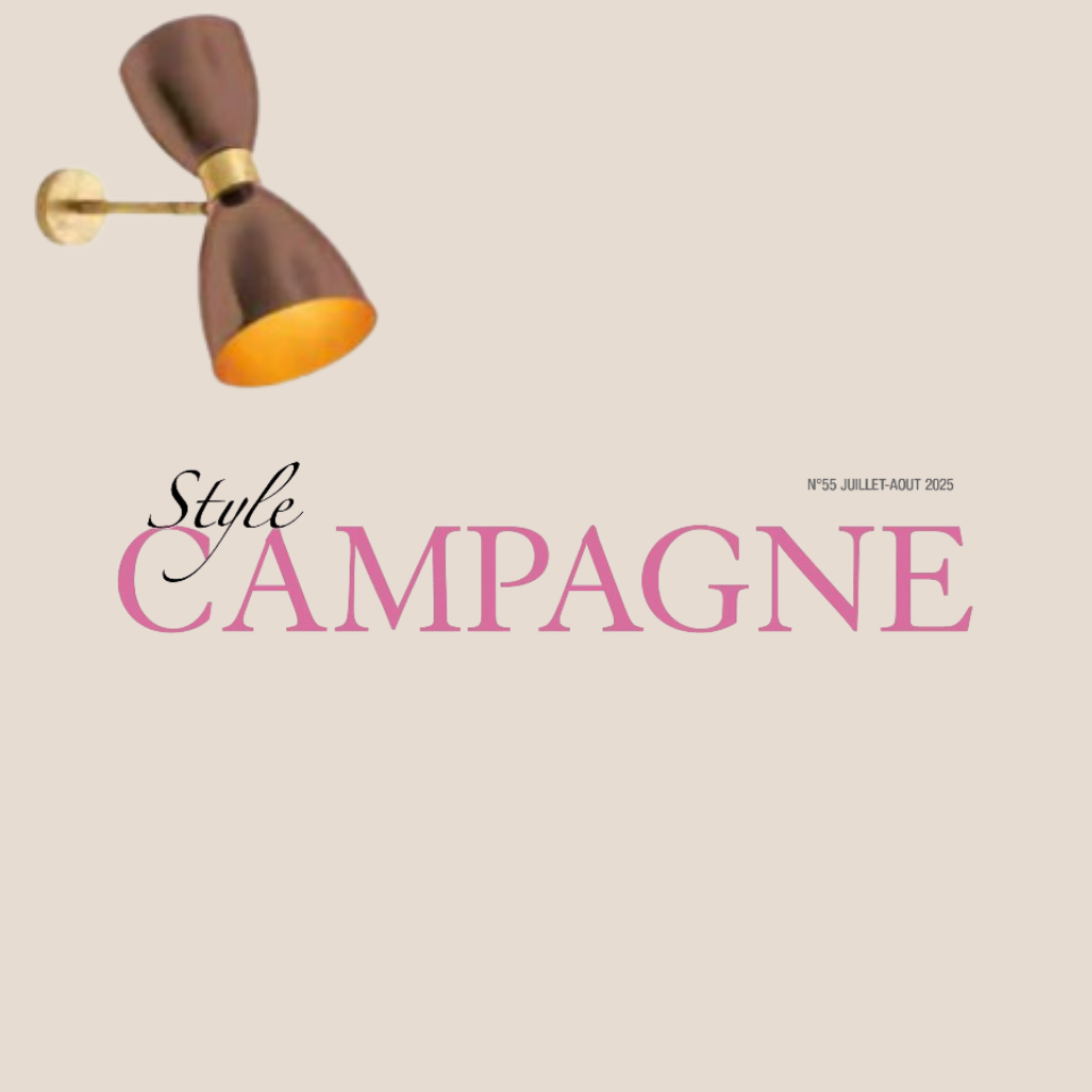 Bronzetto featured on Style Campagne Jus/Aug 2025