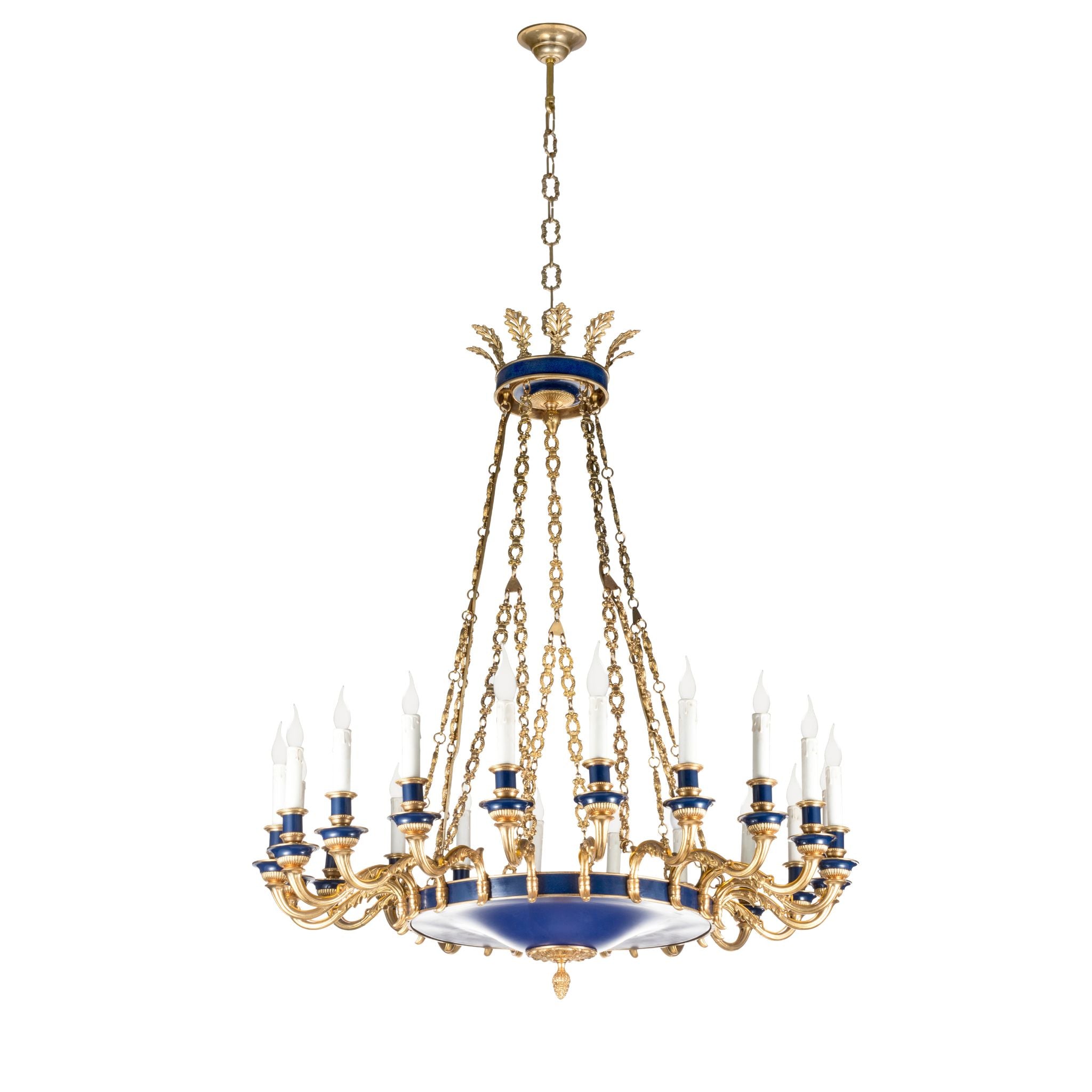 Castle Loira chandelier with 24 light – Bronzetto, image size:2048x2048