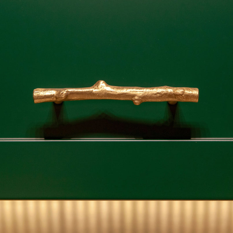 Chalet brass branch knob