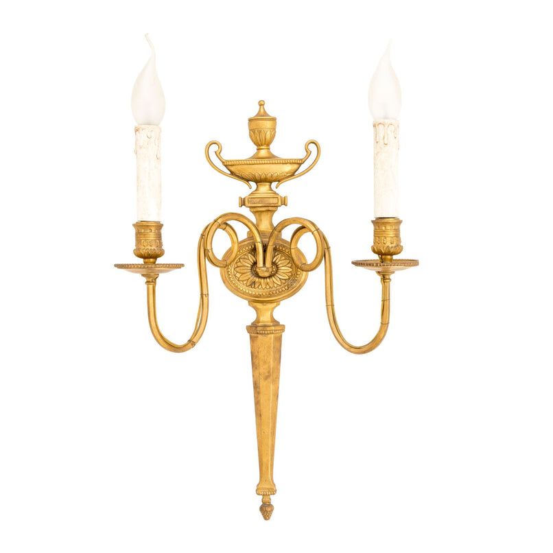 Classic bronze two lights casting structure