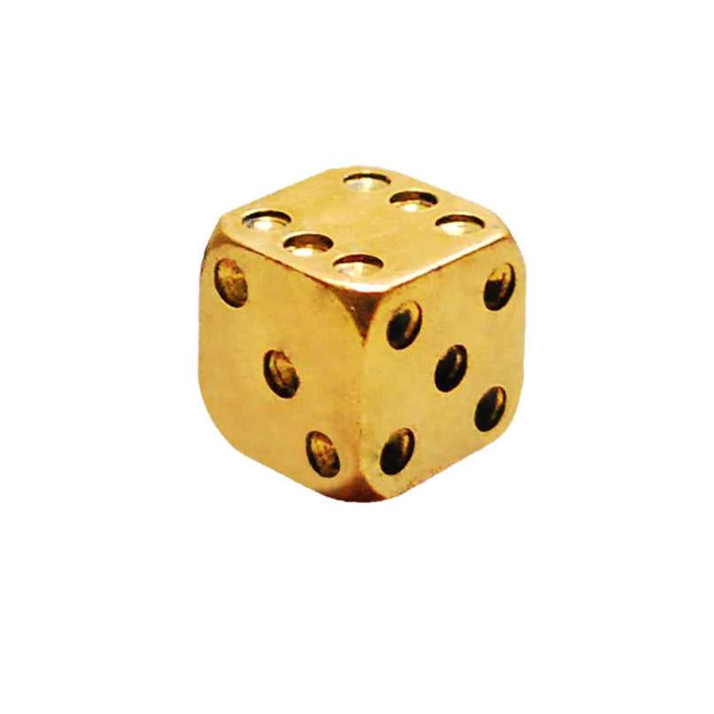 Kindergarten brass dice knob
