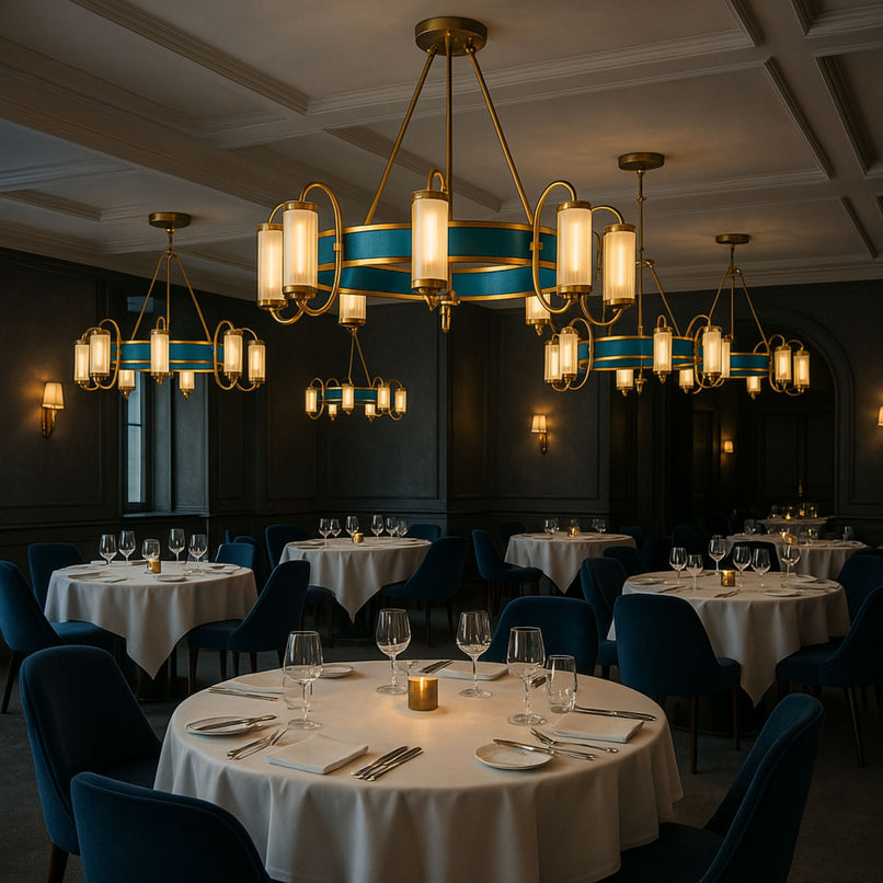 Nexus single tier chandelier