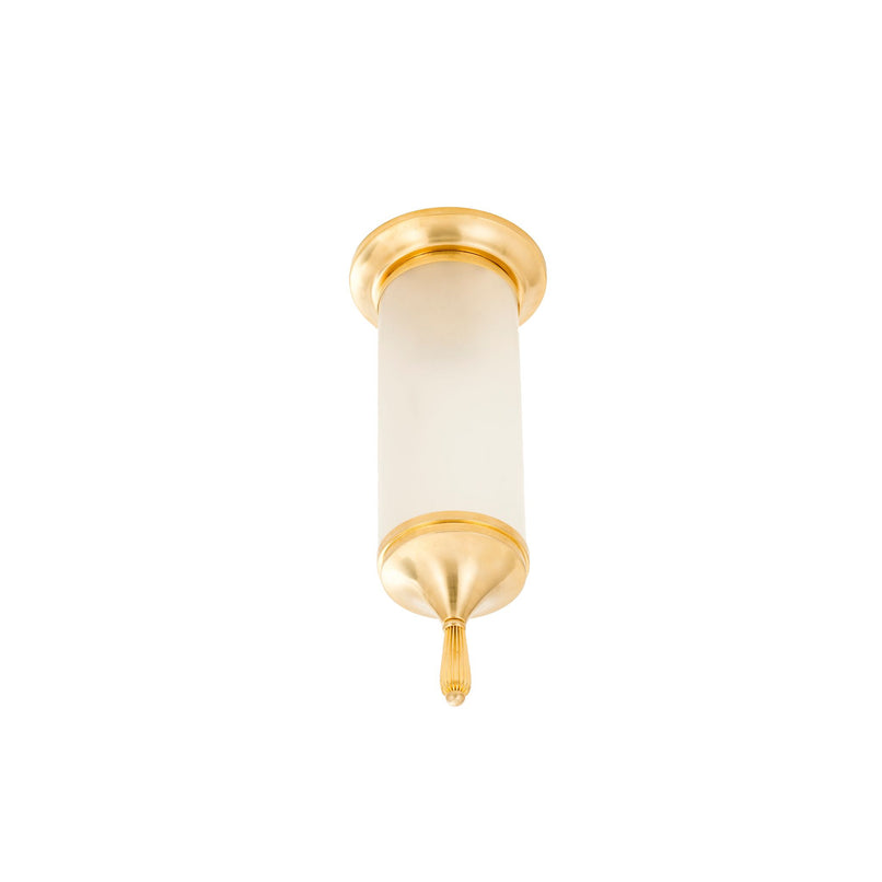 Novecento brass cylindrical ceiling light