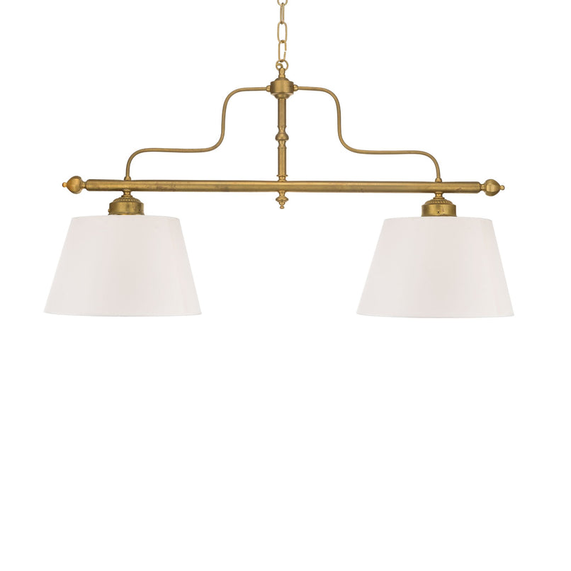 Novecento two lights billiard chandelier