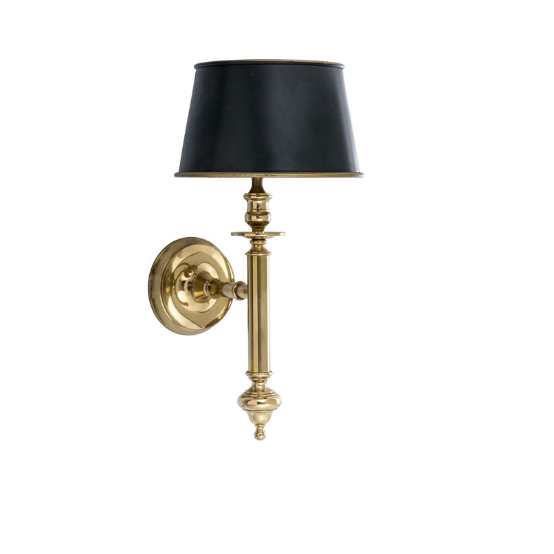 Novecento wall light with aluminium lampshade