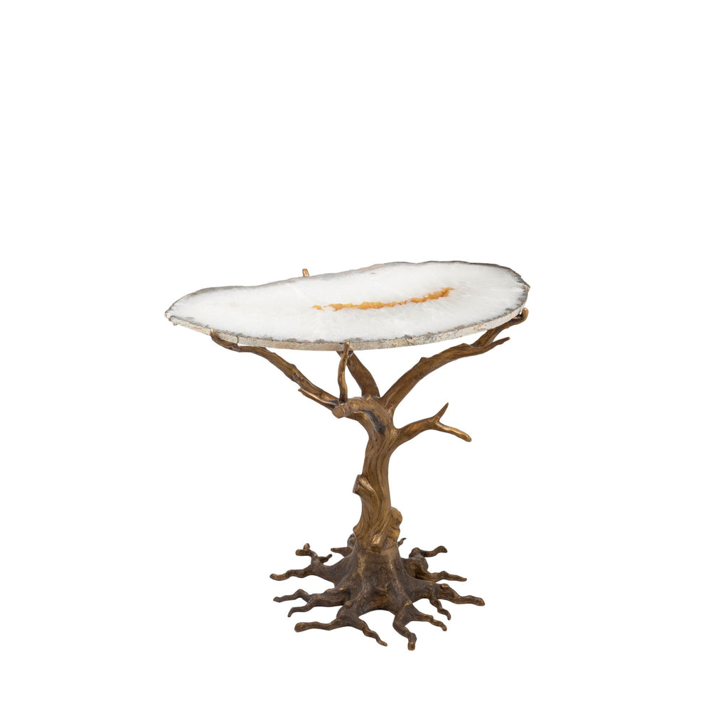 Oak table with aghata table top - LIMITED EDITION – Bronzetto
