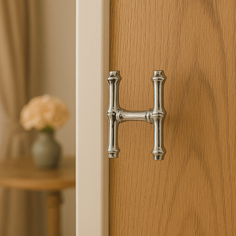Bamboo Nagoya brass knob