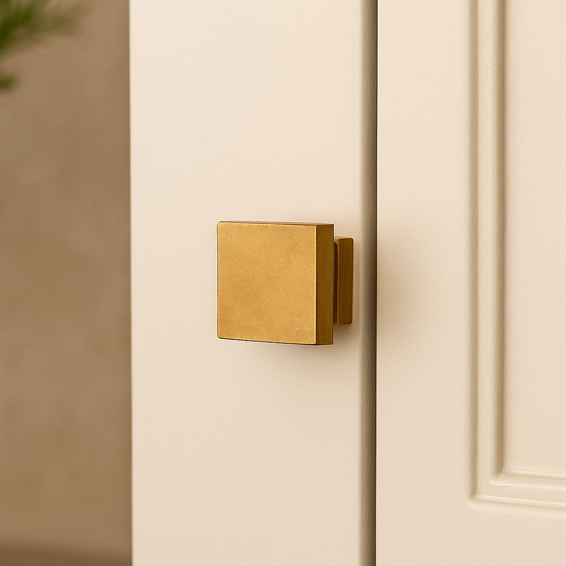 Contemporanea brass small beam knob