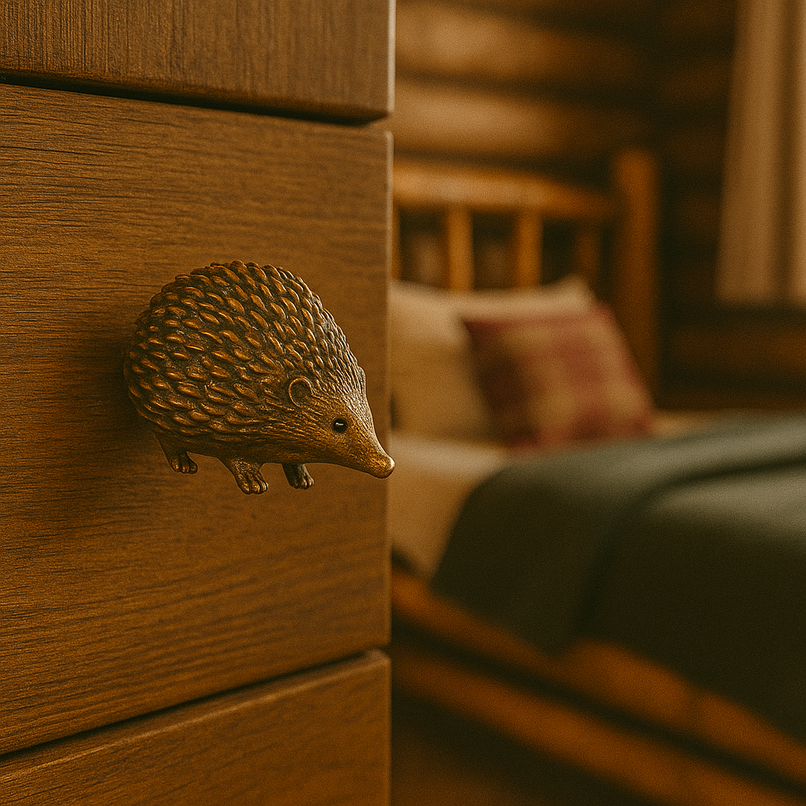 Chalet brass small hedgehog