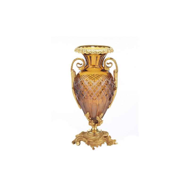 Reggia amber crystal handgrinded anphora