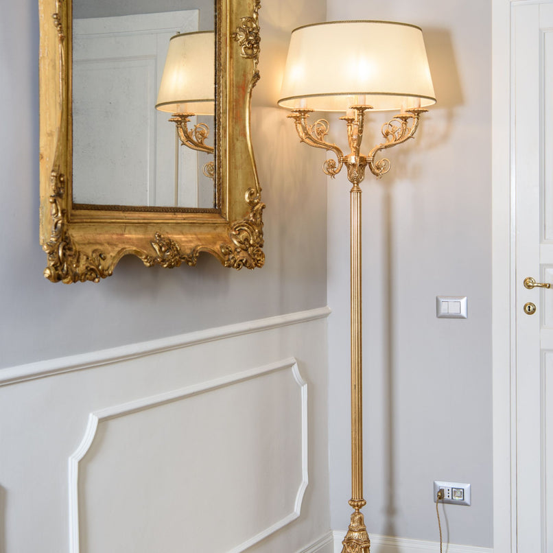 Reggia six lights floor lamp