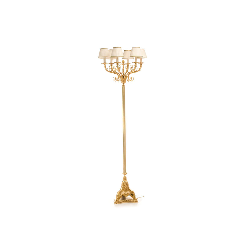 Reggia six lights floor lamp