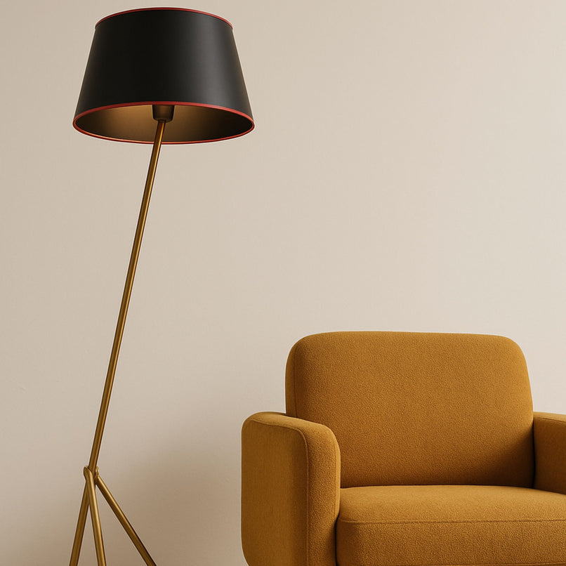 Sottovoce brass floor lamp