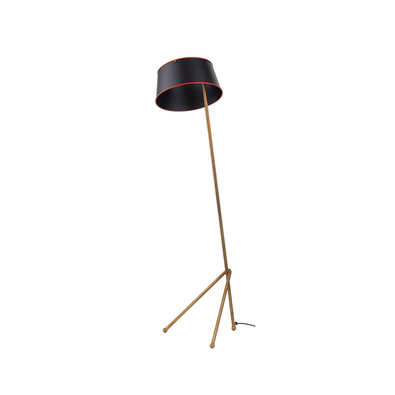 Sottovoce brass floor lamp