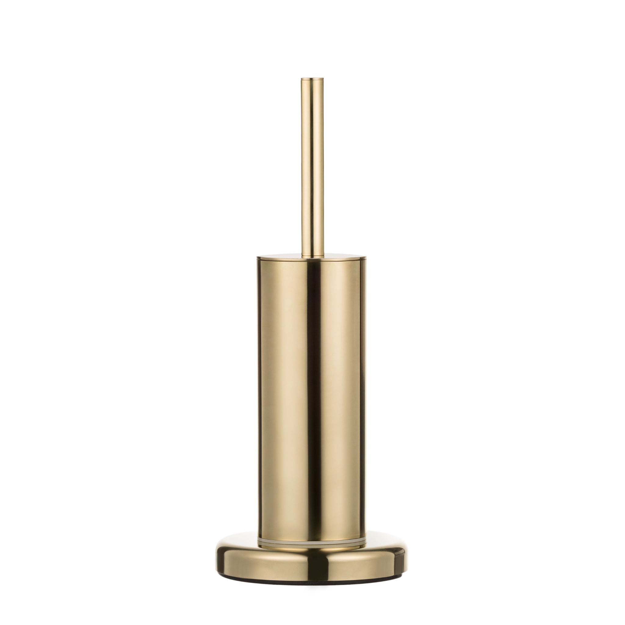 Our oval brass toilet brush holder is a sleek and elegant addition to any bathroom. The holder is handcrafted from polished brass, offering a smooth and cool-to-the-touch surface that exudes timeless sophistication. Its oval shape provides a compact yet spacious design, securely holding the toilet brush while maintaining a clean and stylish appearance. The sturdy base ensures stability, while the brass finish adds a refined touch to your bathroom decor.