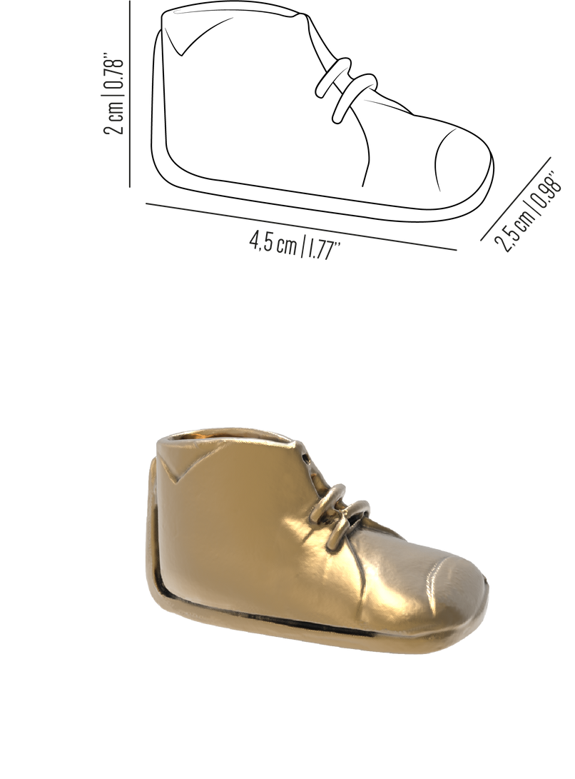 Kindergarten brass children shoe knob