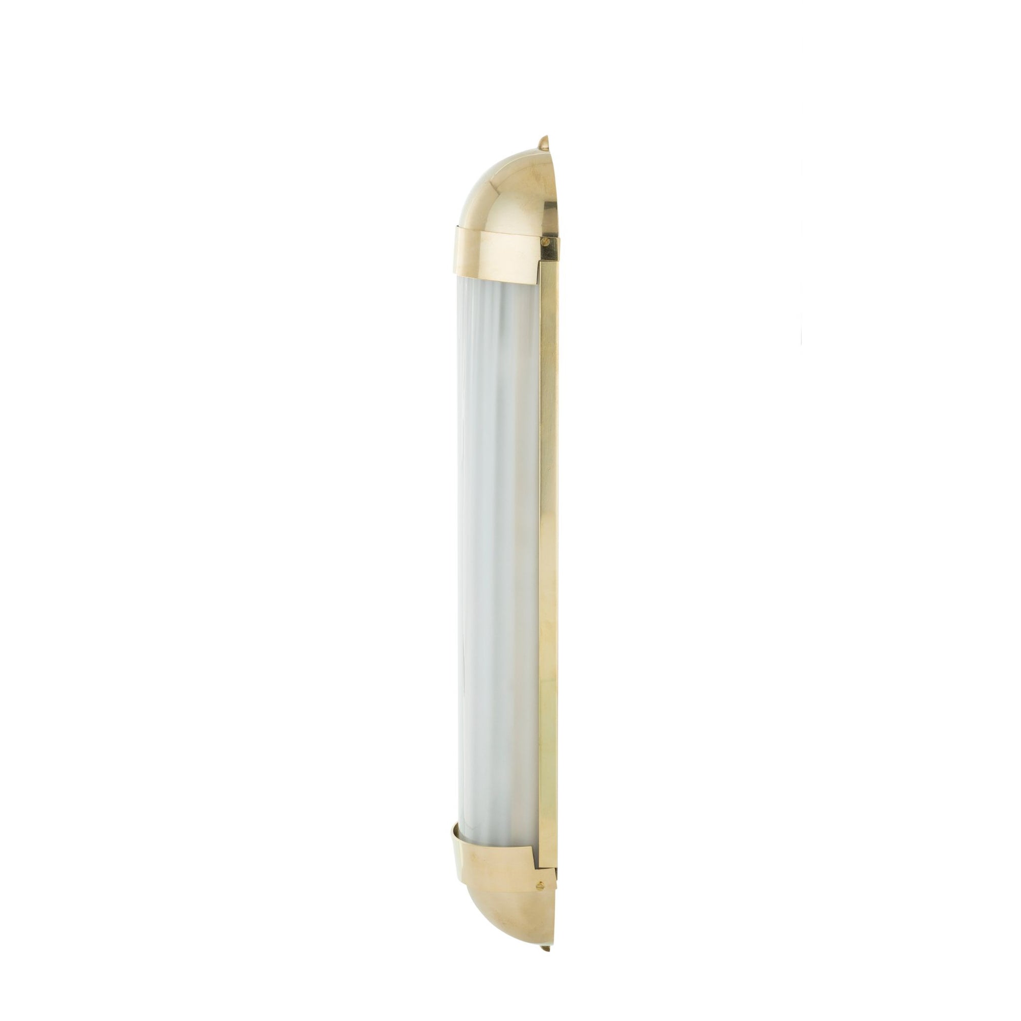 Canneté - half cylindrical wall light rounded – Bronzetto
