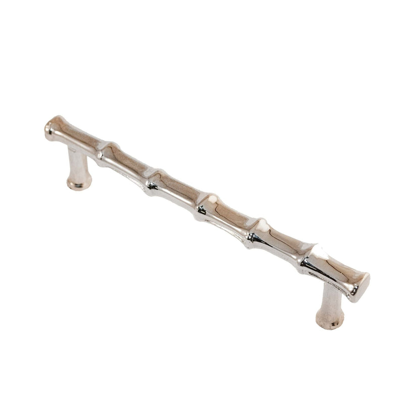 Bamboo brass knots large knob with two holder - ilbronzetto