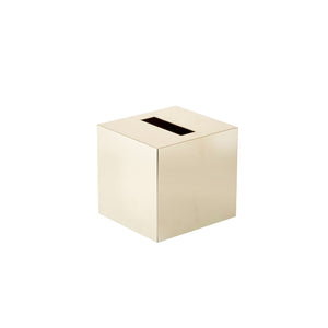 Brass square kleenex box - ilbronzetto