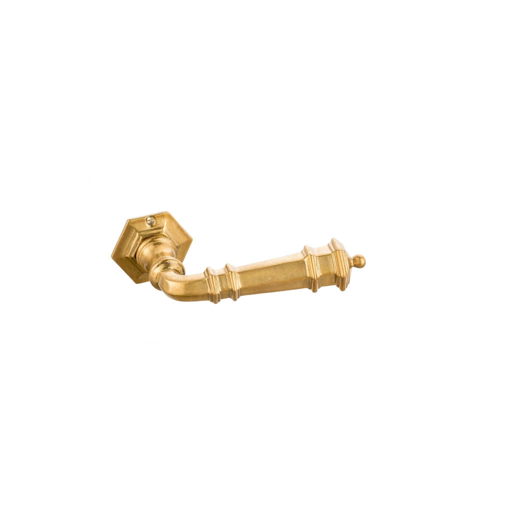 Brera brass polygonal handle - ilbronzetto