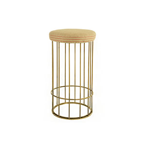 Cage brass bar stool - ilbronzetto