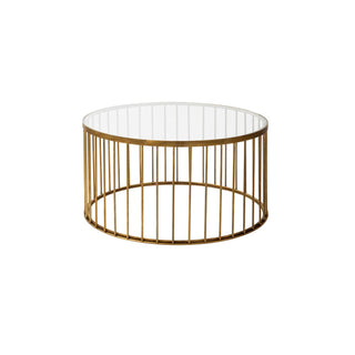 Cage brass coffee table - ilbronzetto