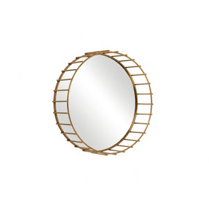 Cage brass mirror - ilbronzetto