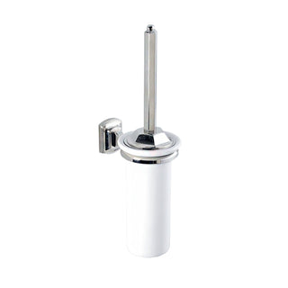 Castiglion del Bosco brass toilet brush holder with hexagonal tube - ilbronzetto