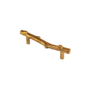 Chalet brass branch knob - ilbronzetto