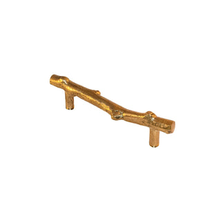 Chalet brass branch knob - ilbronzetto