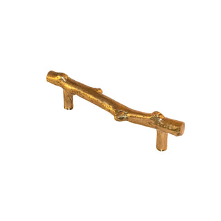 Chalet brass large branch knob - ilbronzetto