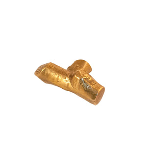 Chalet brass little branch knob - ilbronzetto