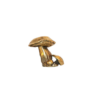 Chalet brass mushroom knob - ilbronzetto