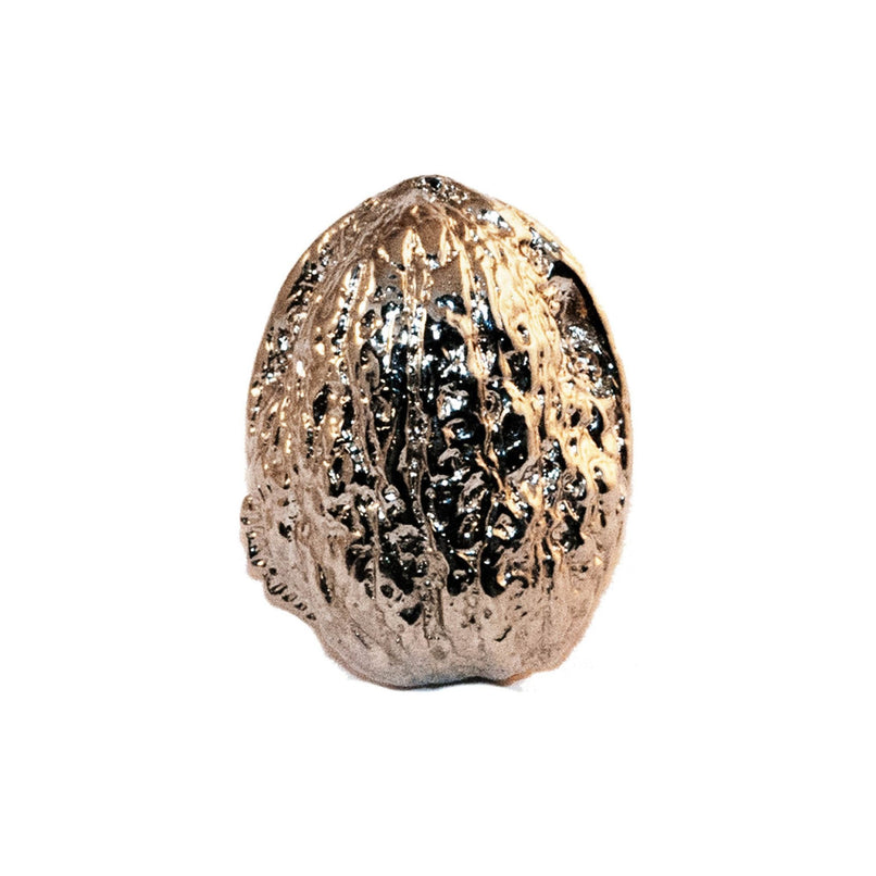 Chalet brass nutshell knob - ilbronzetto