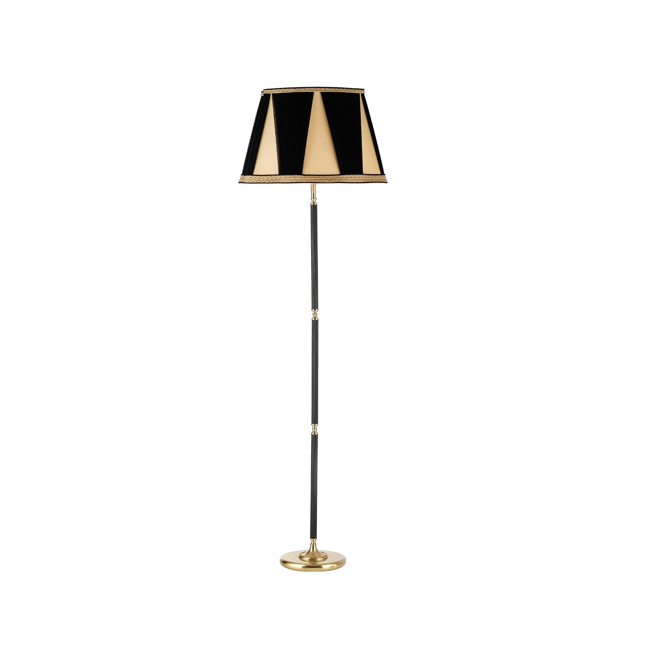 Classic bronze linear floor lamp - ilbronzetto