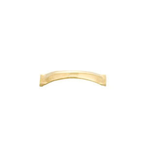 Contemporanea brass curved knob - ilbronzetto