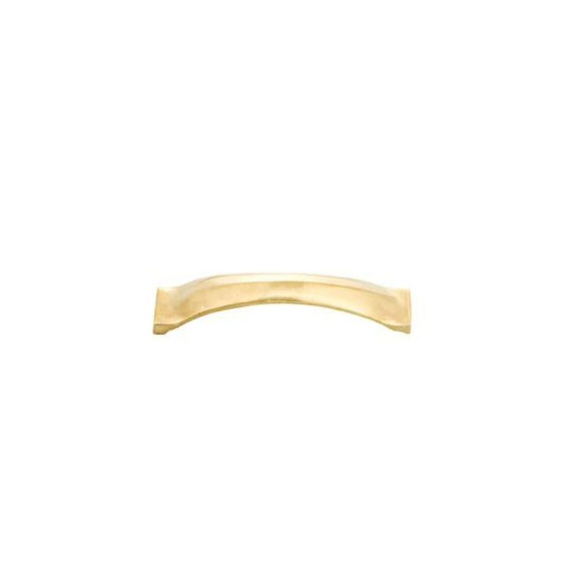 Contemporanea brass curved knob - ilbronzetto
