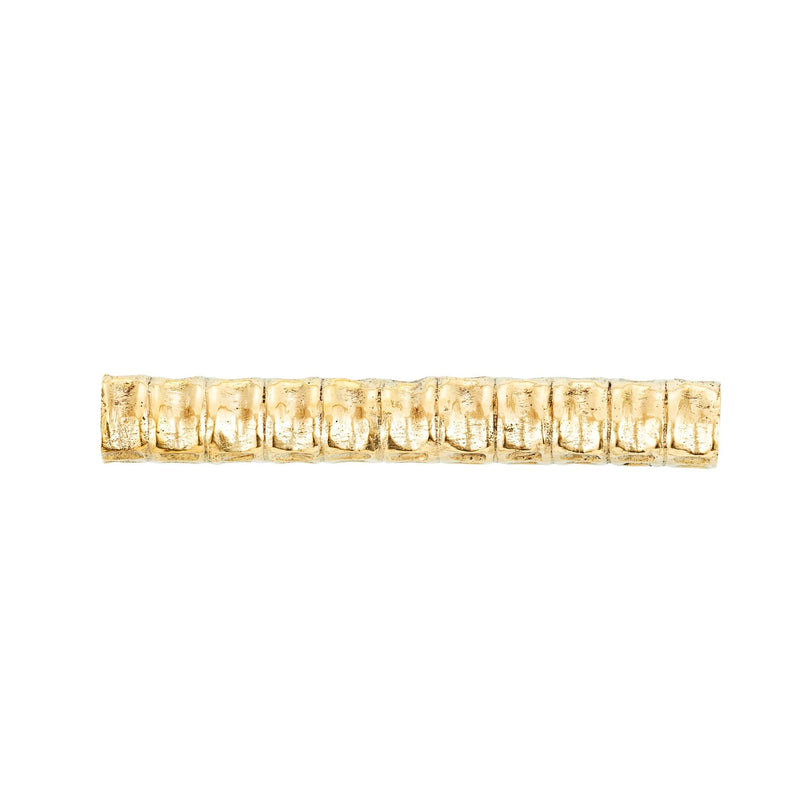 Contemporanea brass small decorated knob - ilbronzetto